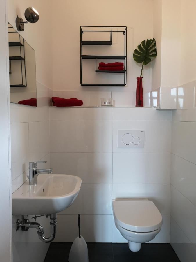 Ferienwohnung Im Bahnhof Luegde Ngoại thất bức ảnh